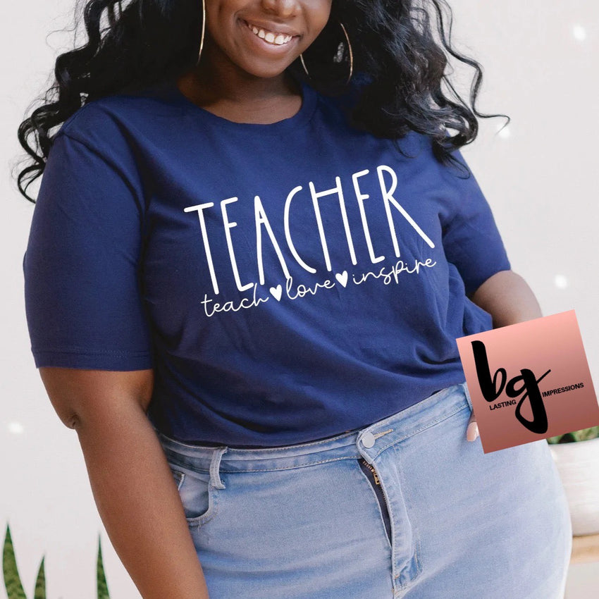 Teacher Teach Love Inspire